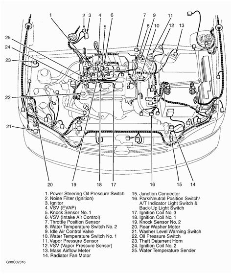 1998 camry engine diagram 